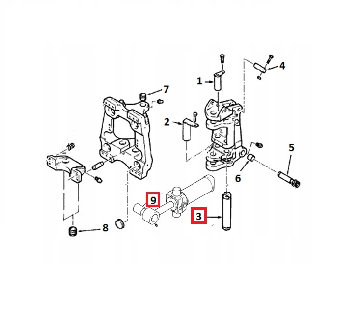 6102859M1 - ШТИФТЫ ВТУЛКИ ПОВОРОТА ЗАДНЯЯ БАБКА FERMEC MF 860 960 760