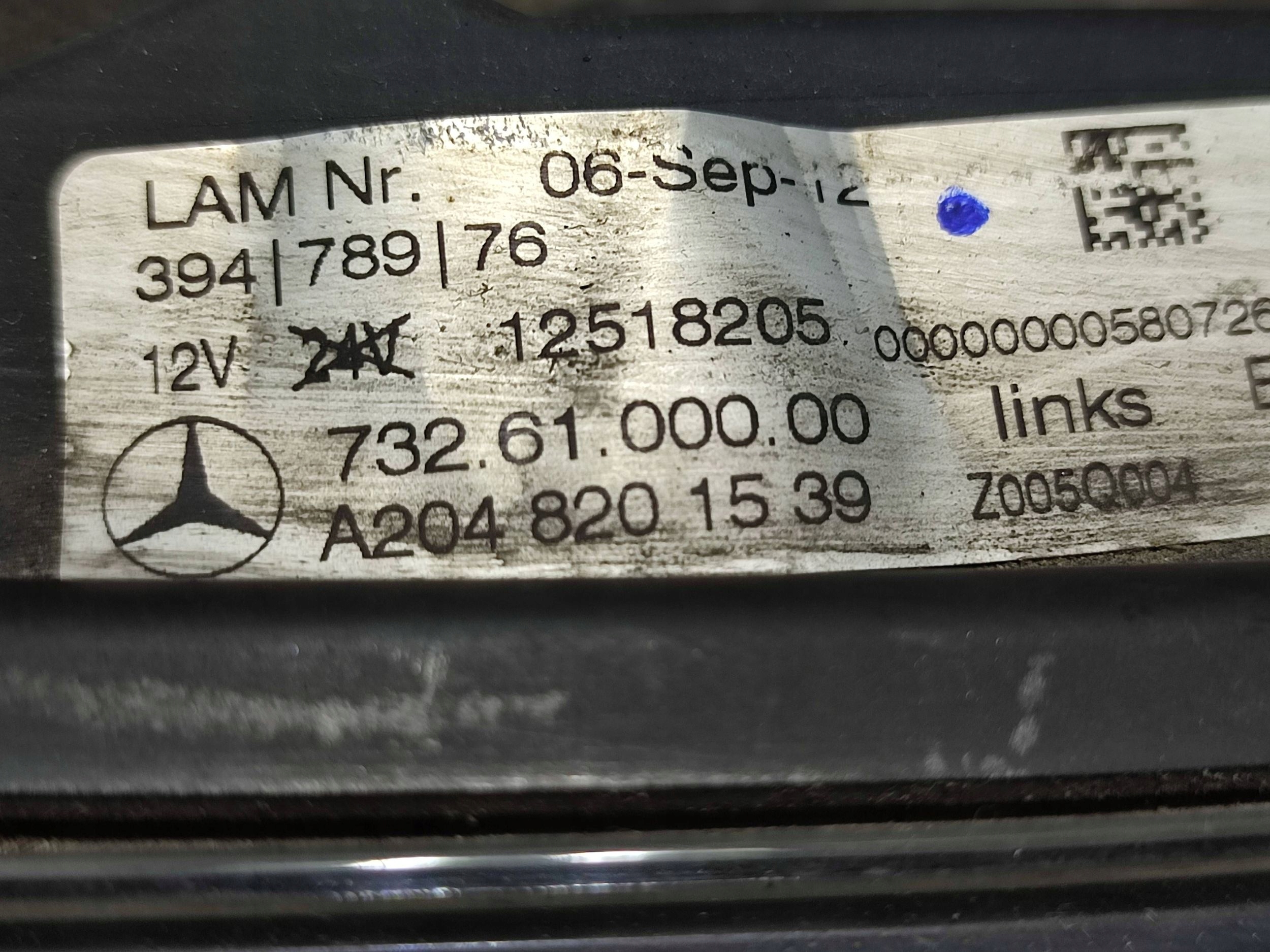 Mercedes-Benz GLK (X204) 2013 front side left light front