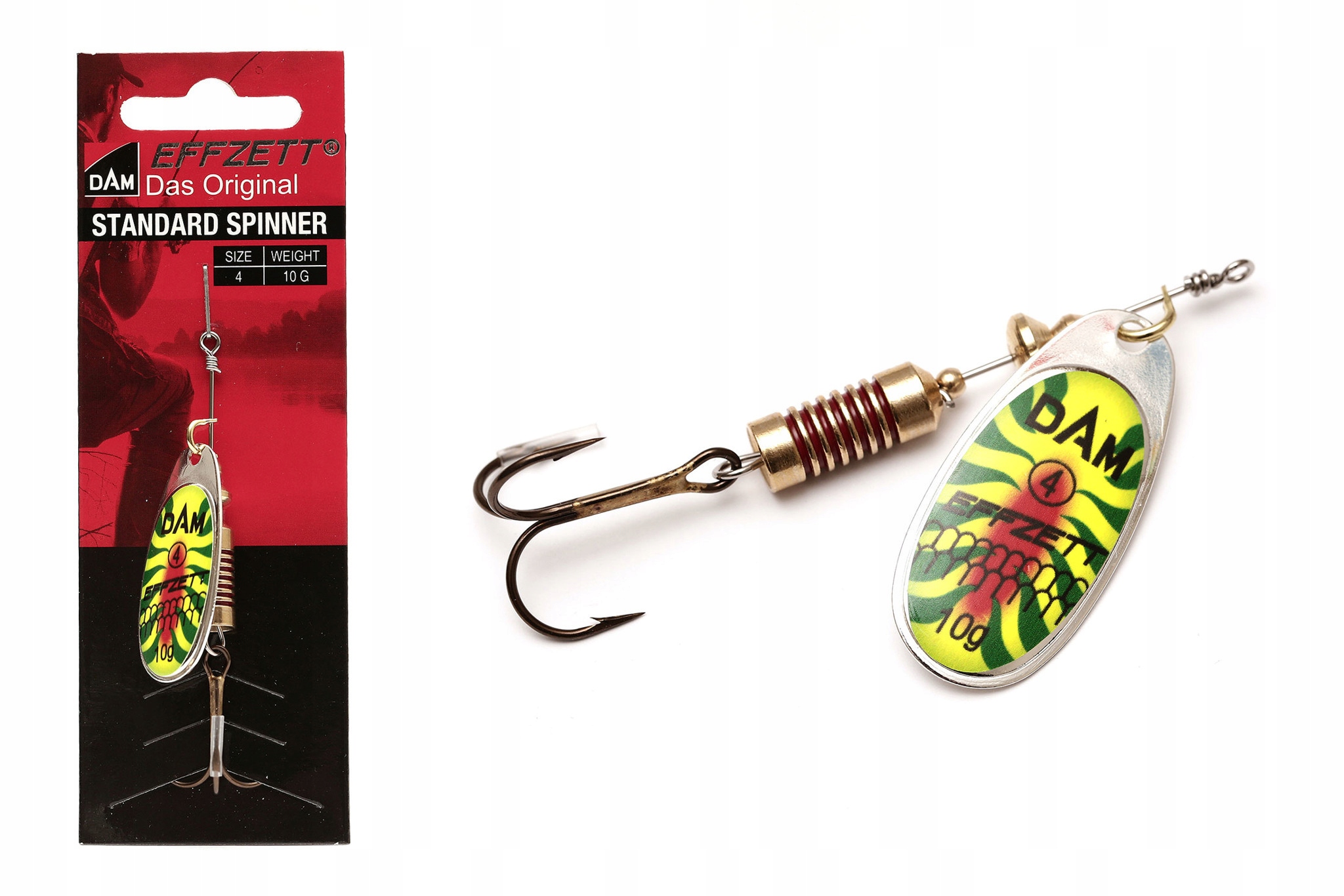 Obrotówka Dam Effzett Standard Fire SHARK-10,0 g