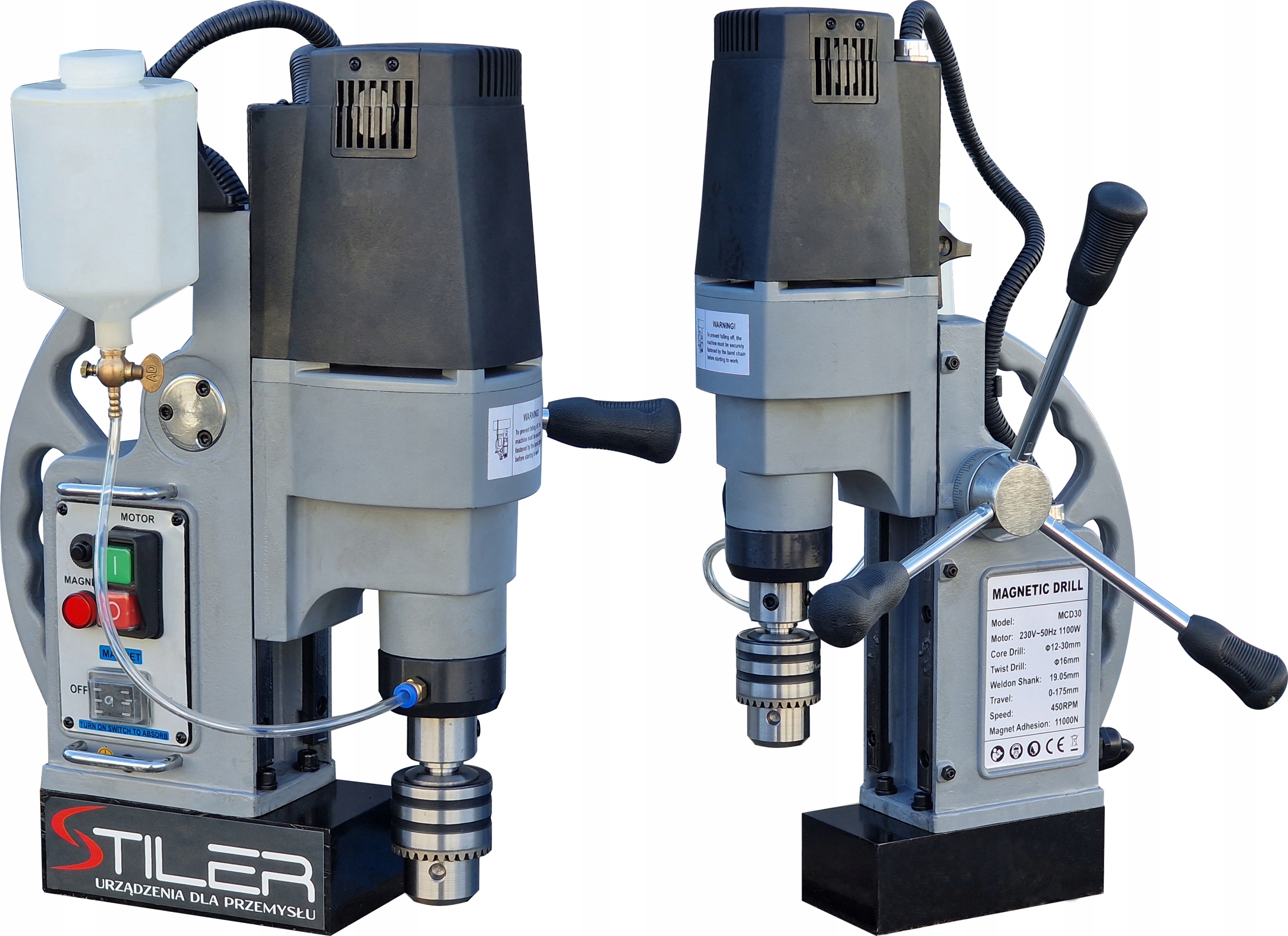 МАГНИТНЫЙ СВЕРЛИЛЬНЫЙ СТАНОК MANGESIC, ФРЕЗЕРНЫЙ СТАНОК FI 30 ММ 1100 ВТ 11000N, ЧЕХОЛ