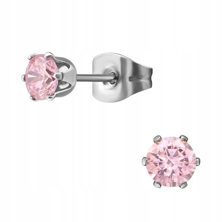 KOLCZYKI dla dzieci STAL CHIR prezent DZIEWCZYNKI