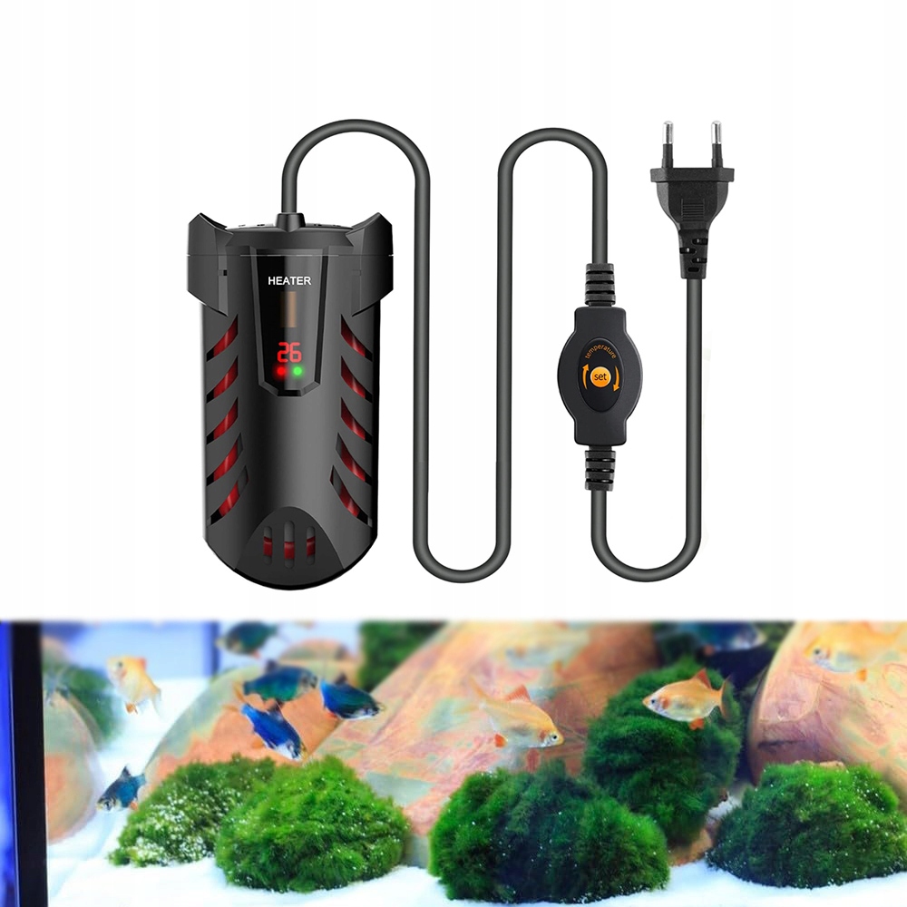 Akvarijní Ohřívač S Termostatem A Regulací Teploty 20 L 25 W