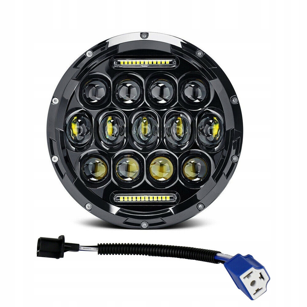 ZESTAW REFLEKTOR LAMPA PRZÓD MOTOCYKLOWA LED 7IN Producent inny