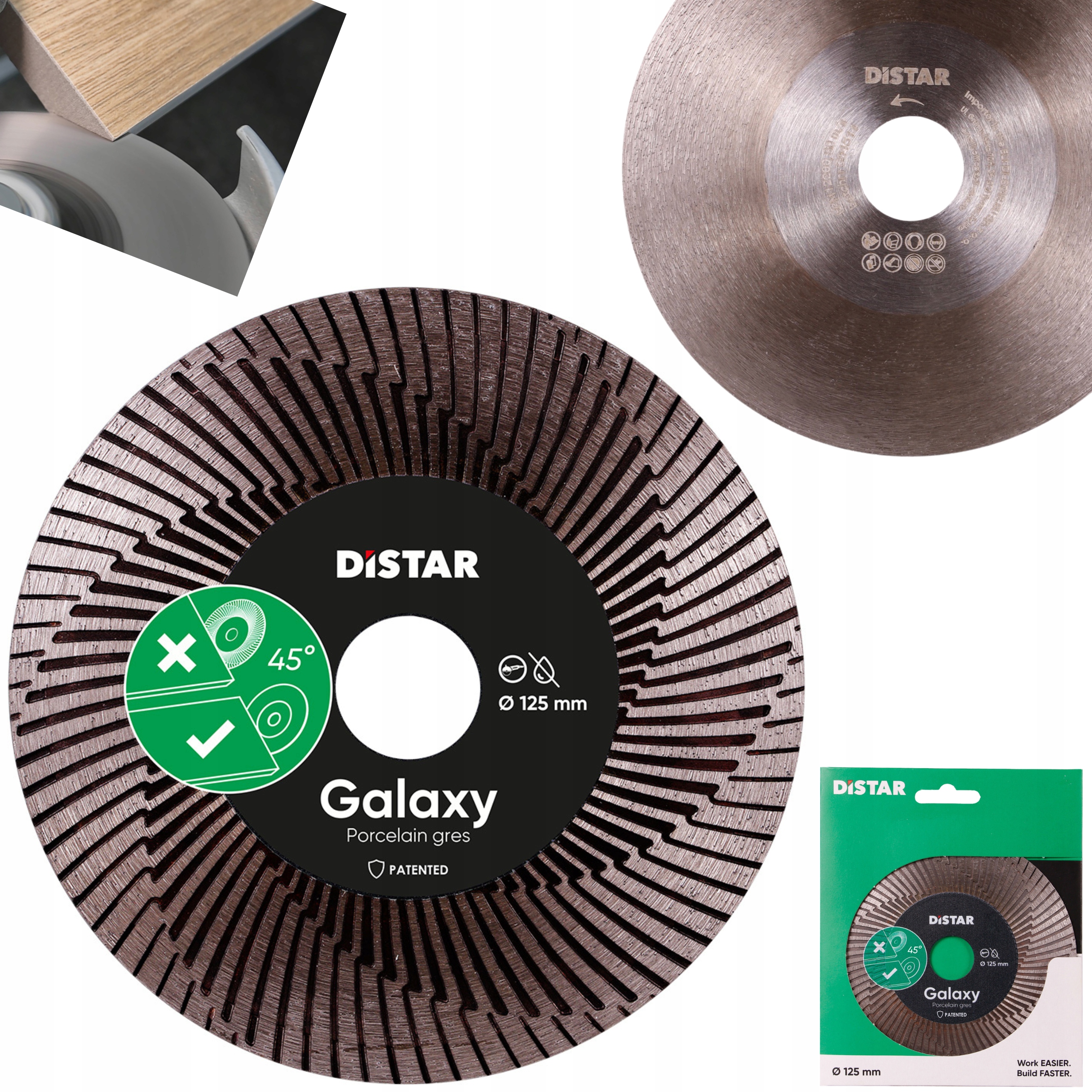 Tarcza Galaxy Distar Do Cięcia Pod Kątem 45°