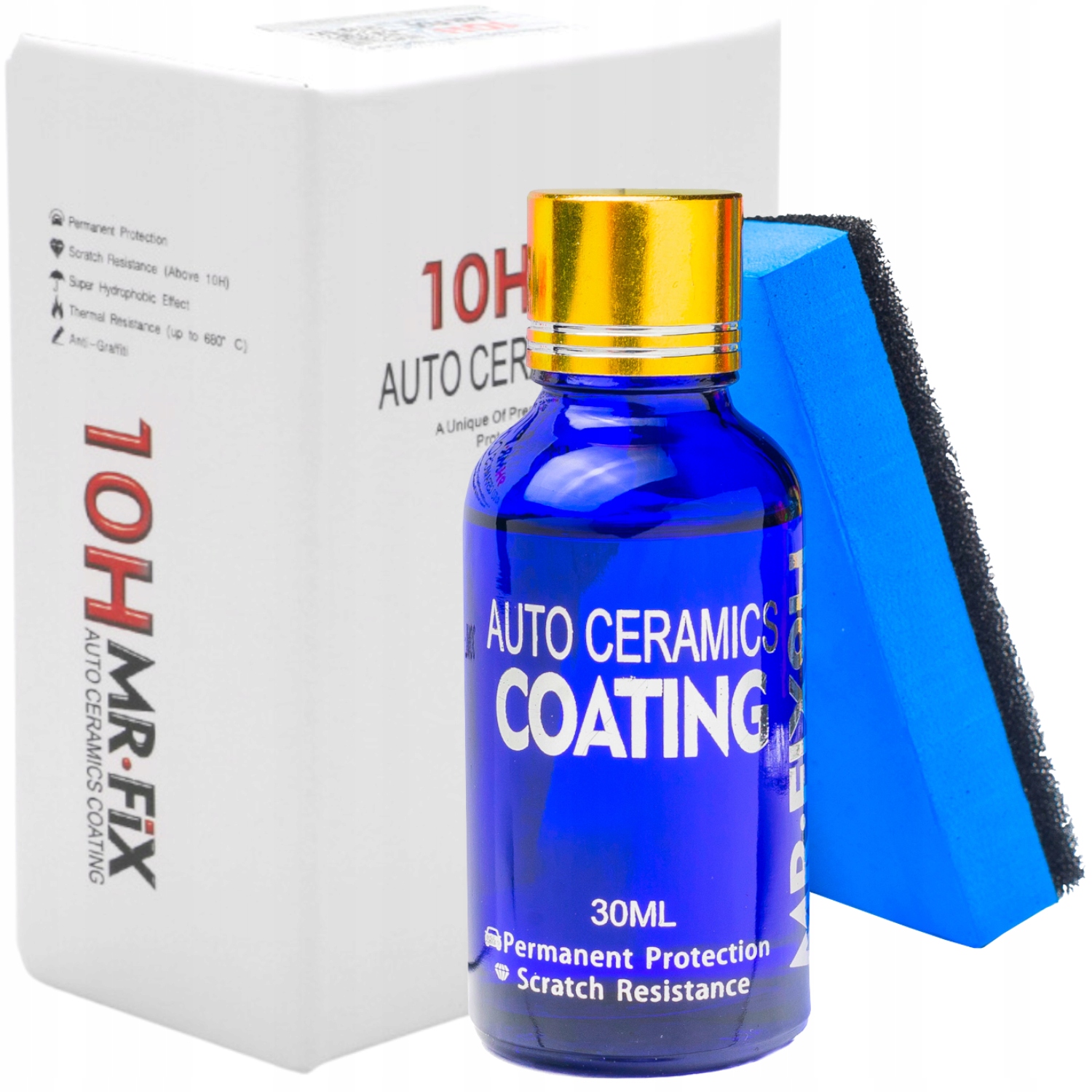 Powłoka Ceramiczna Mr Fix 10H 30ml Trwała Ochrona Lakieru Auta Hydrofobowa