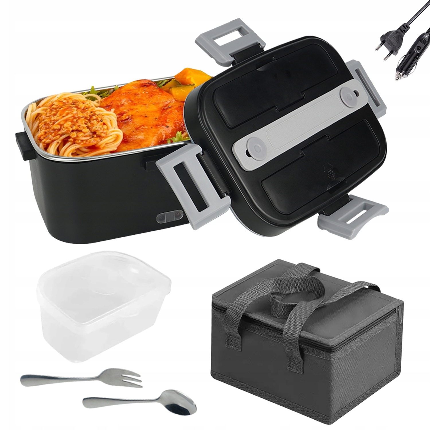 Termoska Lunch Bag Elektrická Nádoba Sada 1.8 L Krabička Na Oběd