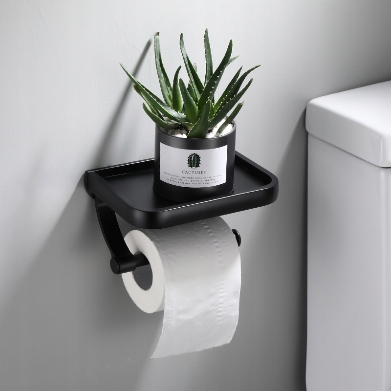 

Toilet Paper Rack Black Loft Holder