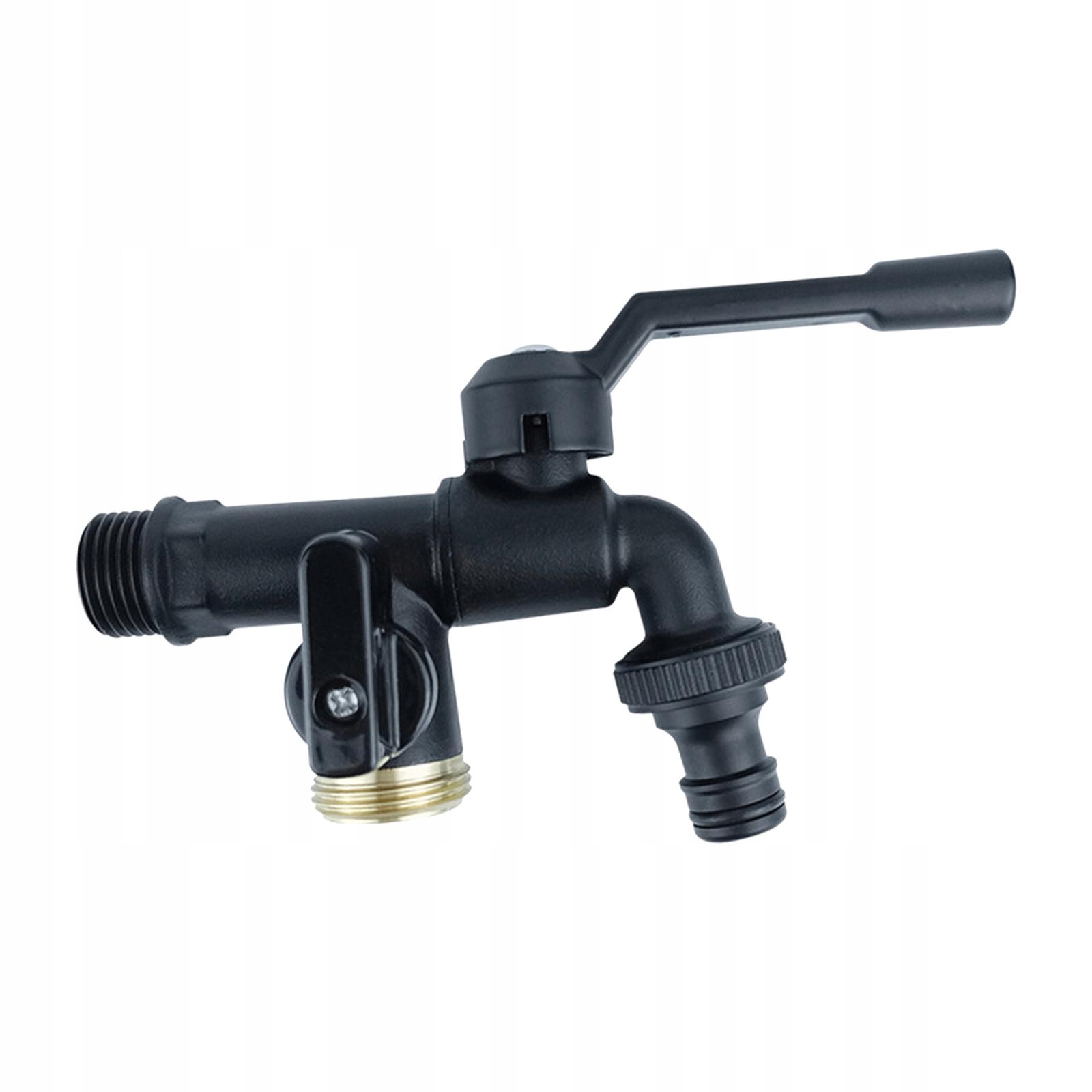 Kran zewnętrzny Mosiężny kran z wężem ogrodowym z C Marka bez marki