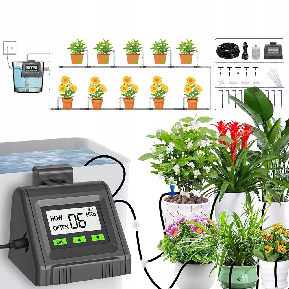 Automatický Zavlažovací Systém S Časovačem Zavlažování Pro Pokojové Rostliny