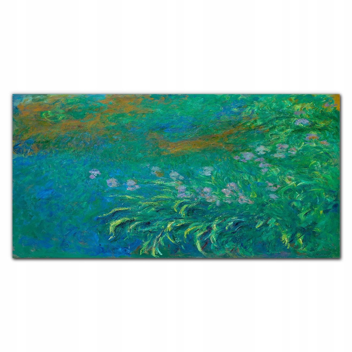 Obraz na plátne na ráme Irisy Monet 140 x 70 cm
