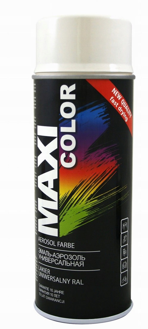 Lakier Maxi Color Ral 9001 kremowy połysk spray 400 ml