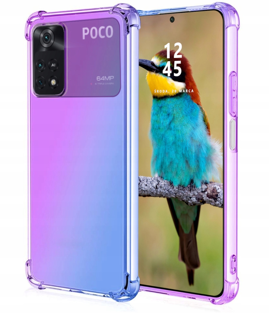 

Etui Mienące Aurora-shock Do Poco M4 Pro 4G +szkło