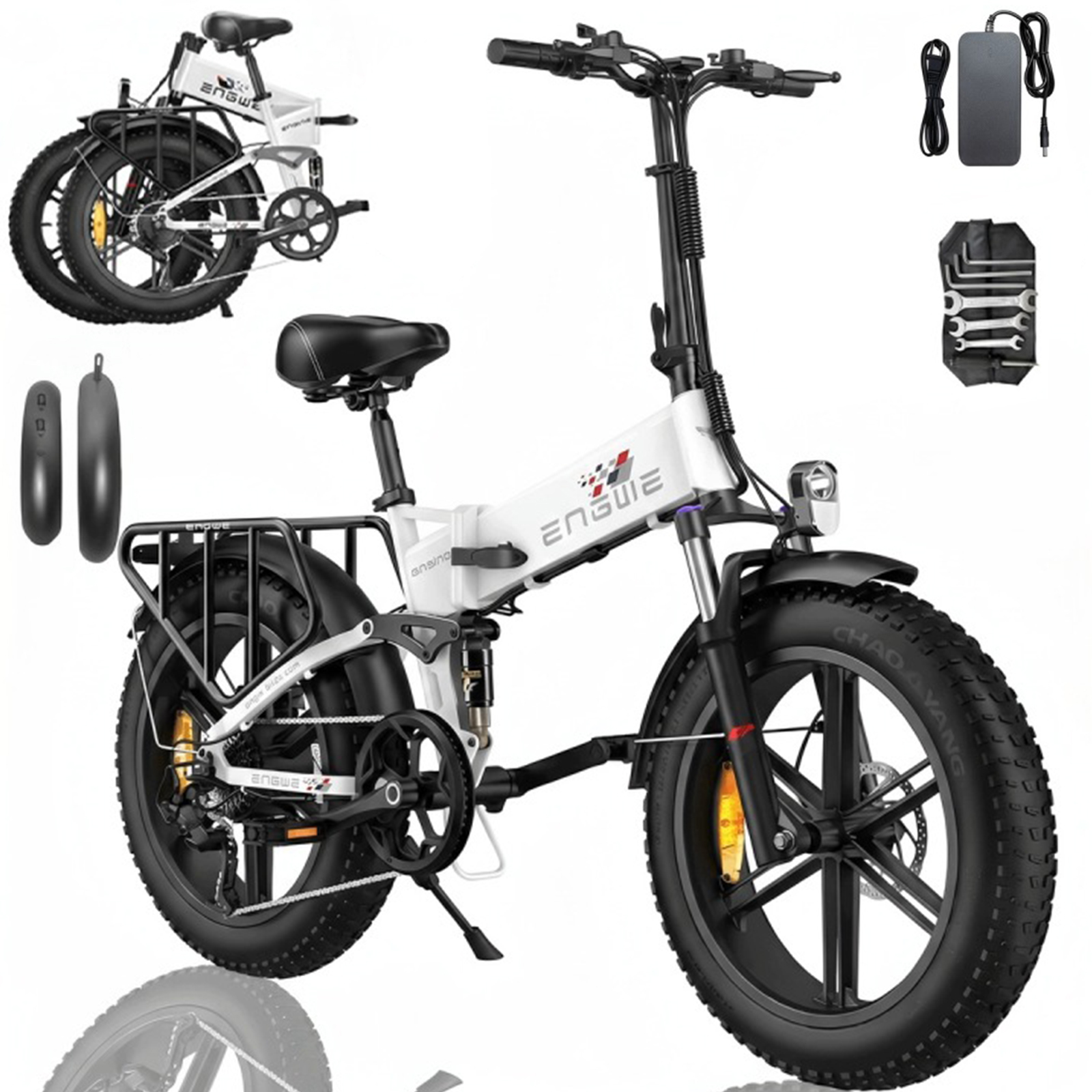 Engwe Silnik X 250W Składany Ebike Adult E-bike 48V13Ah 120KM 20" 25km/h