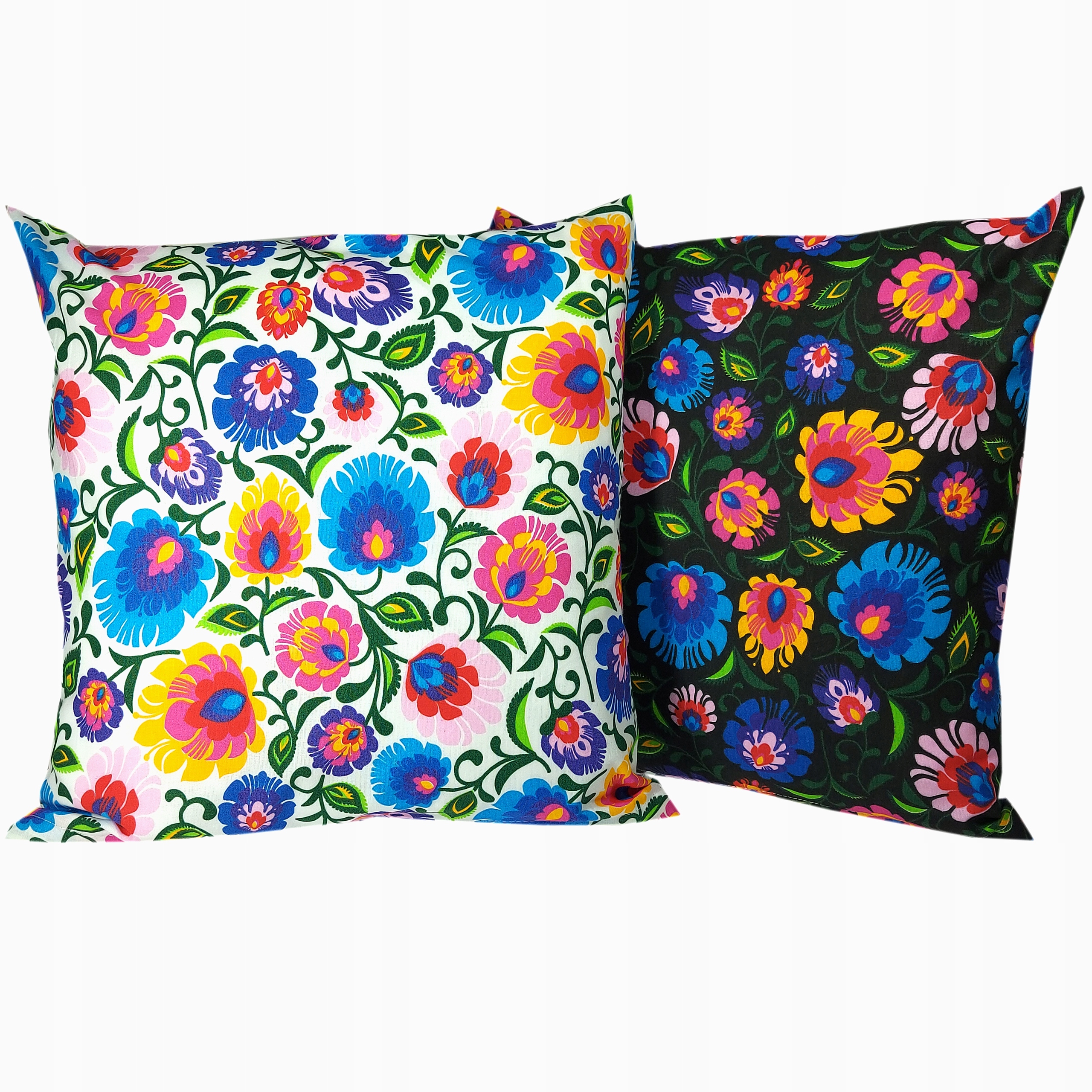 

2x Poszewka na jaśka poduszkę 45x45 Łowicka Folk