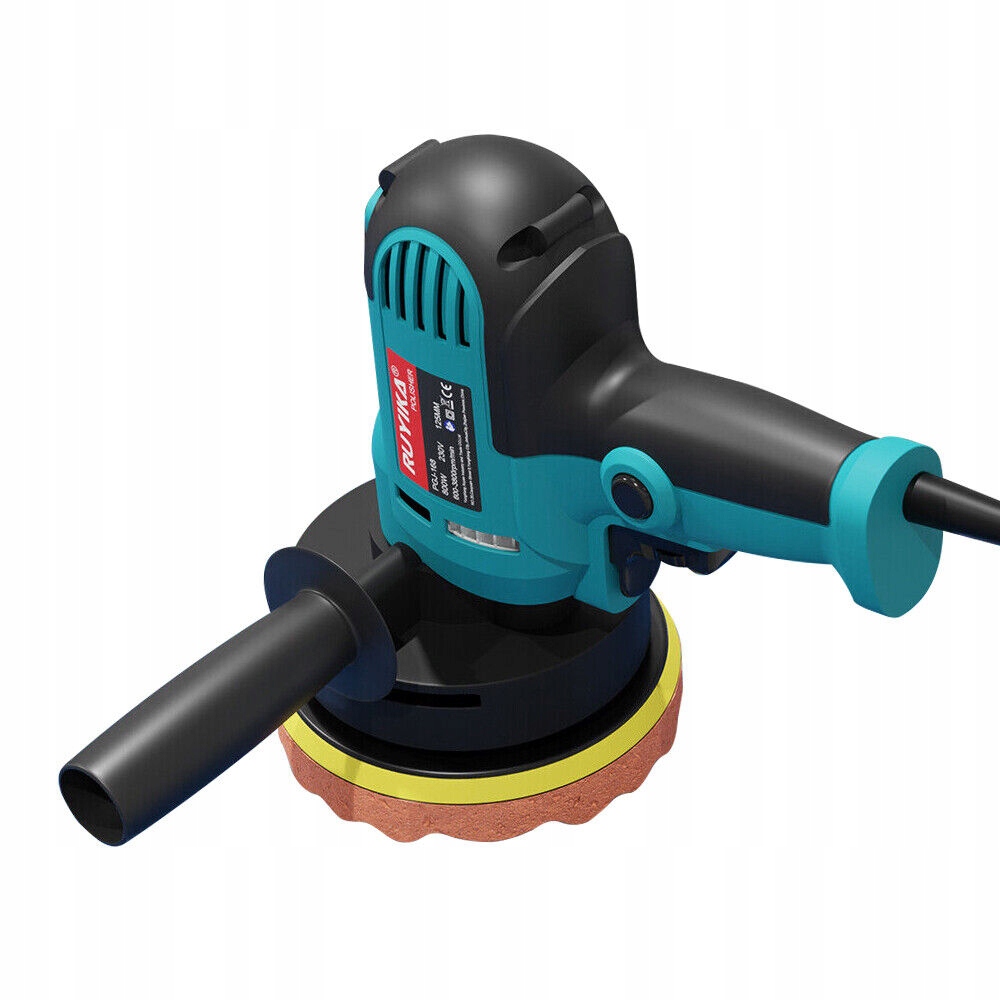 SZLIFIERKA POLERKA SAMOCHODOWA MASZYNA POLERSKA ZESTAW Średnica tarczy (mm) 125 mm