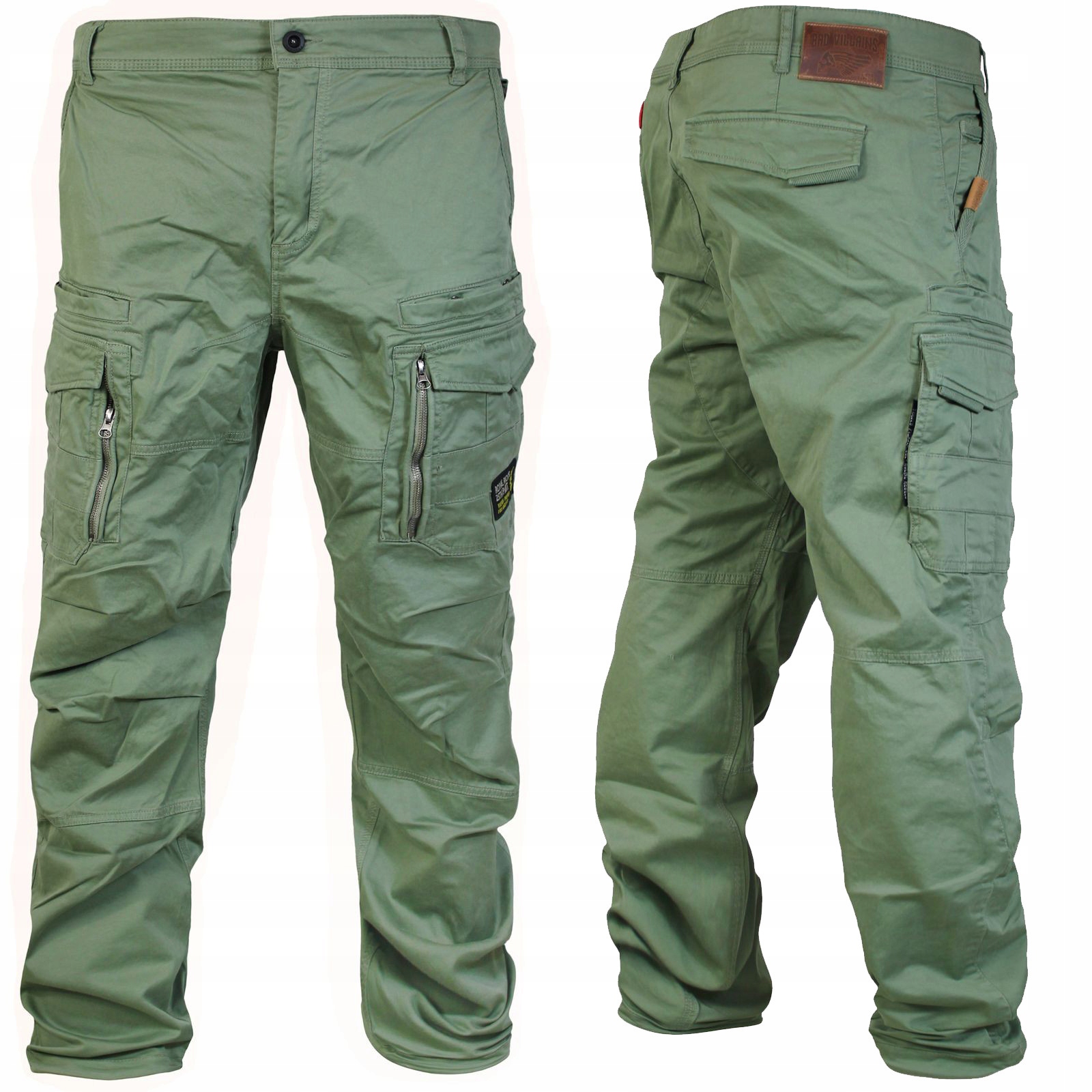 Yakuza kalhoty pánské 3753 kapsáče 42 olivová