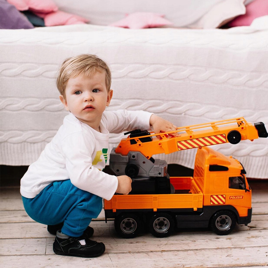 DŹWIG CIĘŻARÓWKA AUTO VOLVO GIGANT WADER POLES XXL Płeć chłopcy