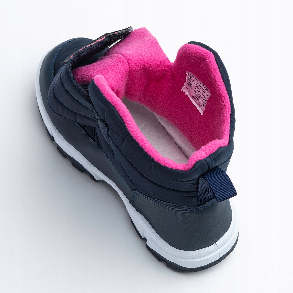 Śniegowce dziecięce OCIEPLANE polar lekkie miękkie na RZEP buty zimowe Axim Długość wkładki wew. 19.5 cm