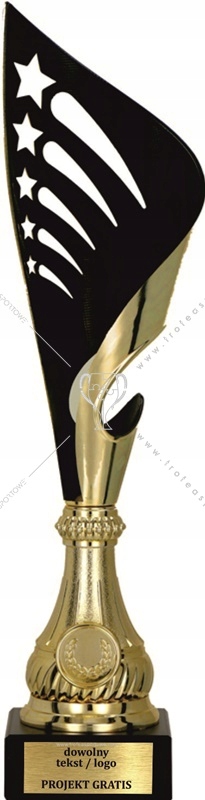 

Piękny gwiazdorski ażurowy puchar 32 cm grawer