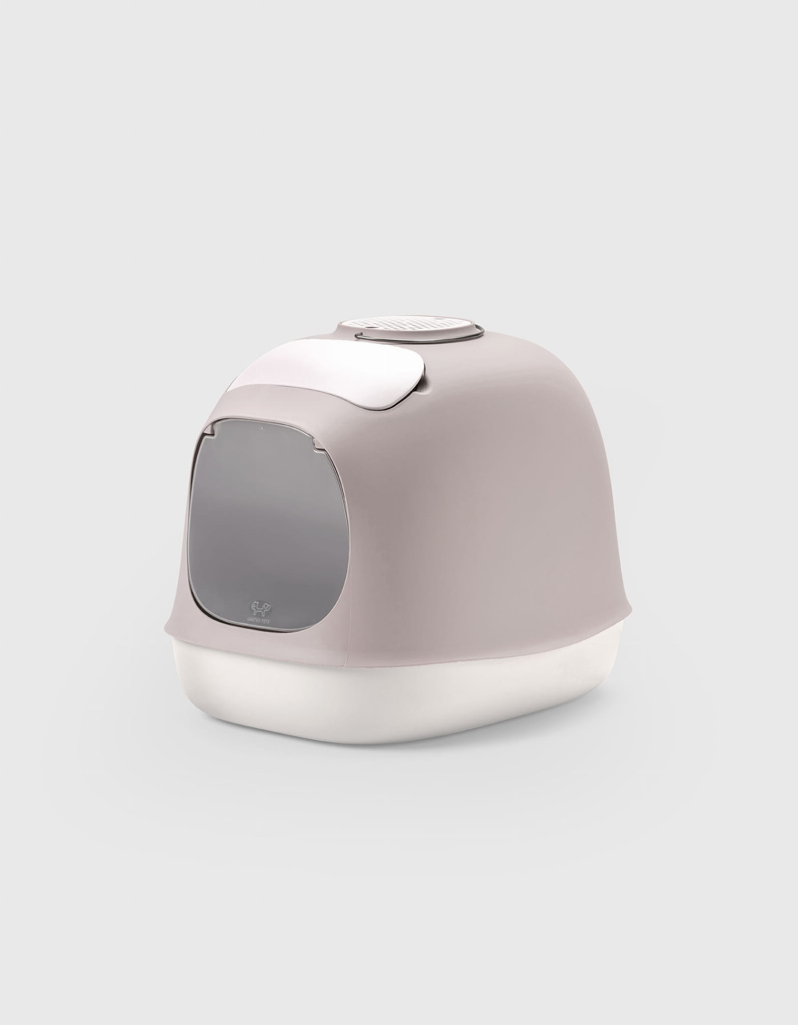 Kuweta dla kota Minu szary/biały