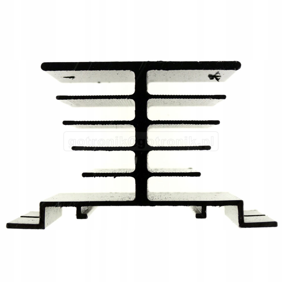 Radiator do przekaźników SSR czerniony Producent Inna