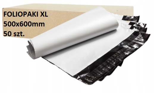 

Foliopaki foliopak kurierskie XL 500x600 50szt