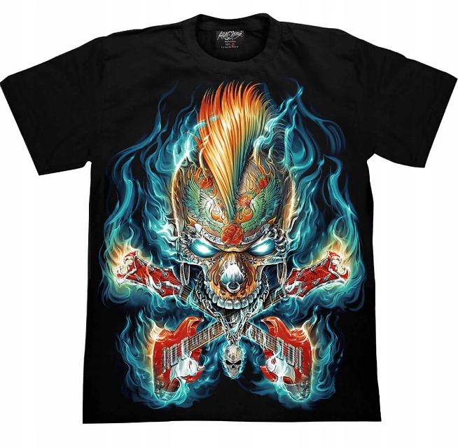 

Koszulka Płomienna Czacha Rock Chang GR808 L