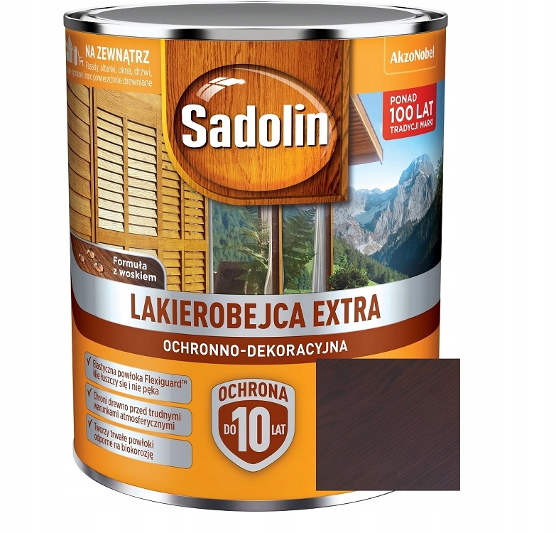 Sadolin Extra Lakierobejca Do Drewna Palisander 5L