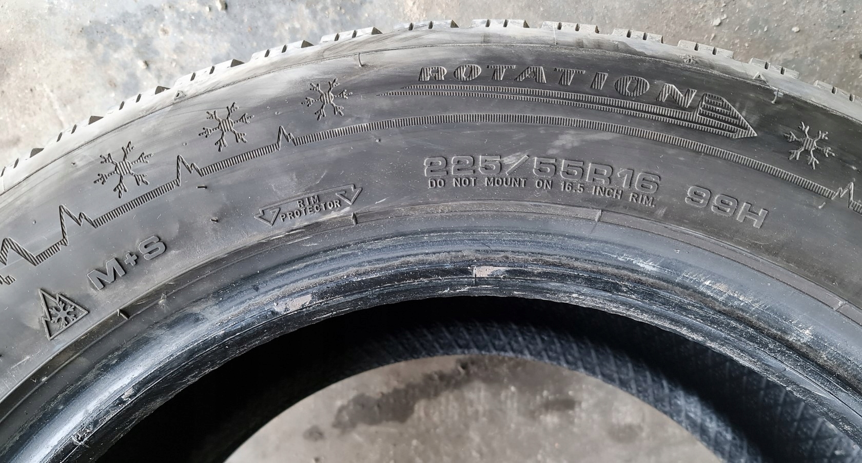 OPONY DUNLOP SP WINTER SPORT 225/55 R16 4MM 2SZT Średnica 16