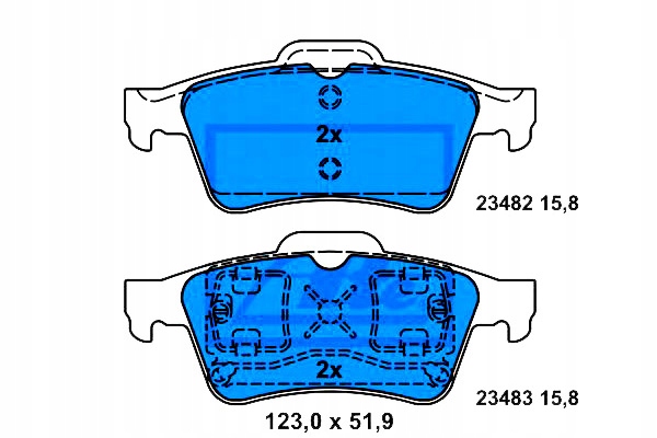 Ate Brzdové Destičky Renault Zadní Espace/laguna/megane/v Asistent řidiče #28