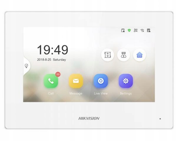 Monitor pre videovrátnik Hikvision DS-KH6320-WTE1-W