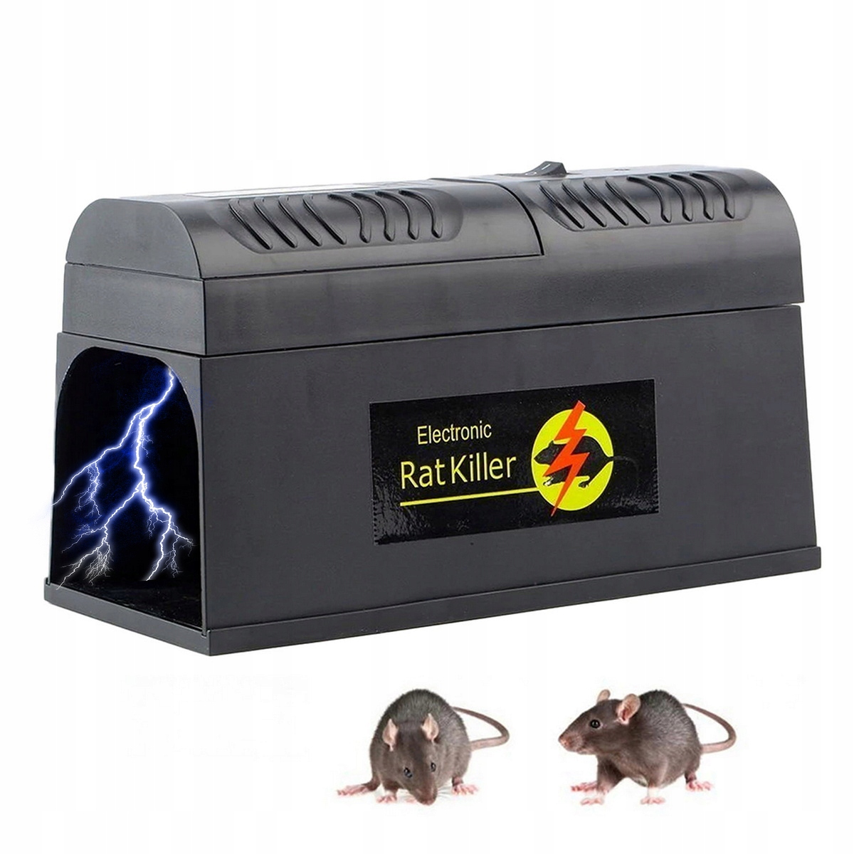 Elektryczna Pułapka Na Szczury Myszy Gryzonie 8000VPUŁAPKA Wieloraz