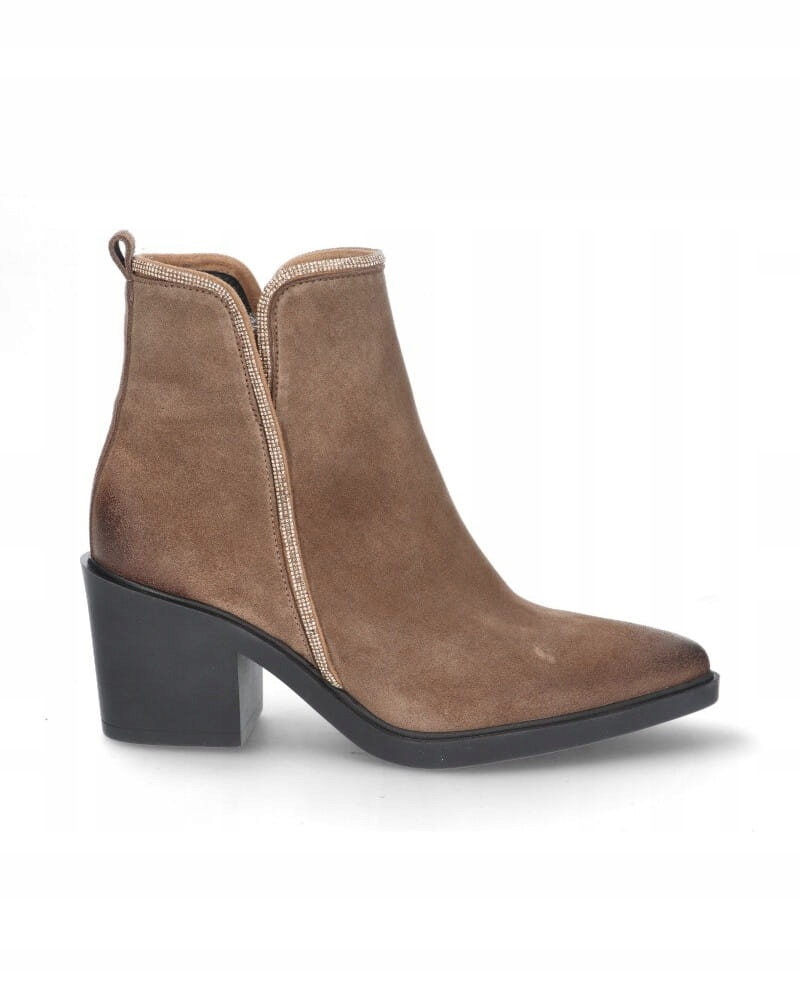 Dámské kotníkové boty Karino 4916/008 Taupe 40, Béžová