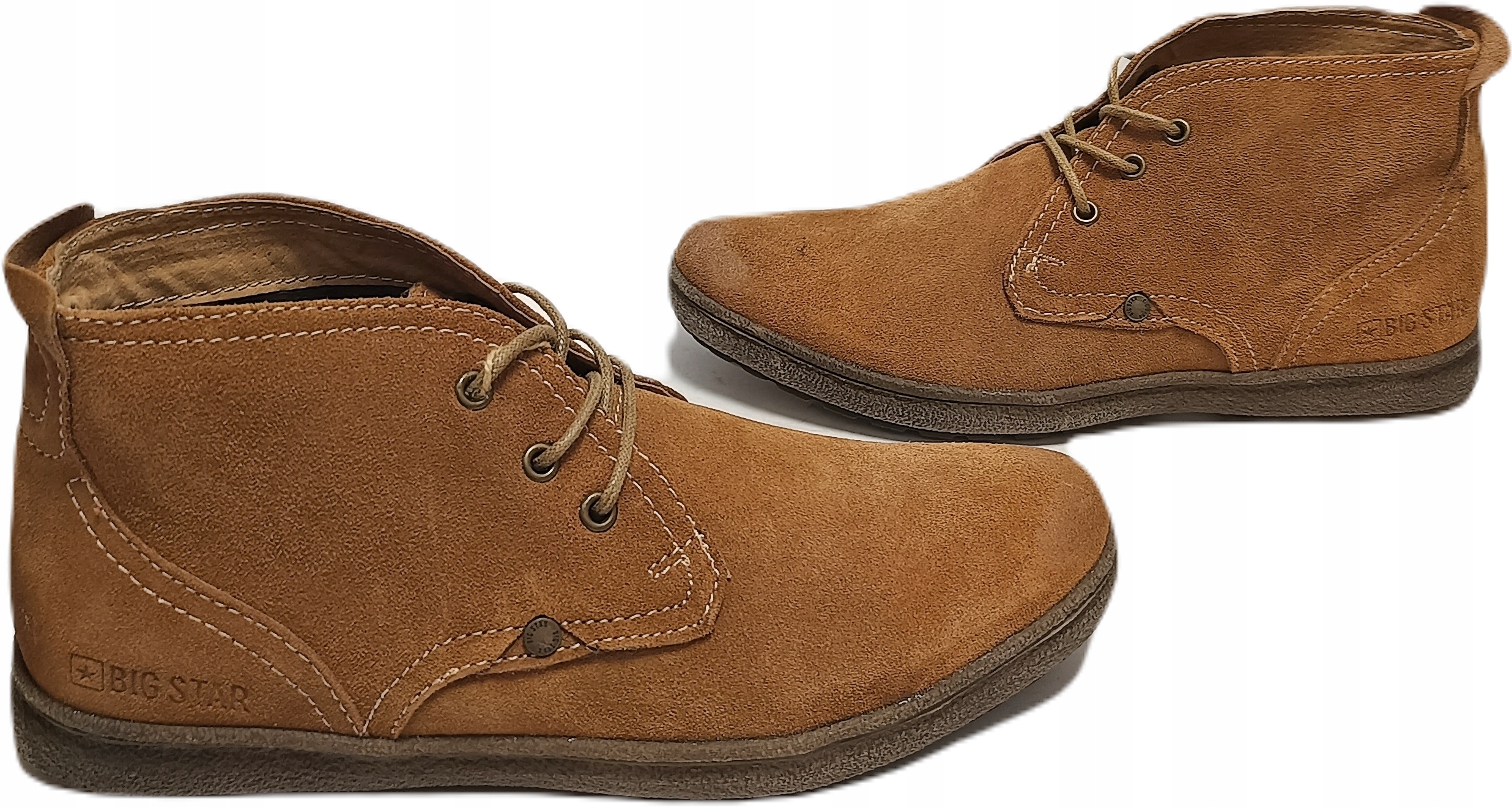 zateplené kotníkové boty kotníkové boty Big Star N174038 kamel r41