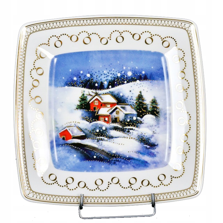 

Talerz Victoria świąteczny 19cm dek 4327 Lubiana