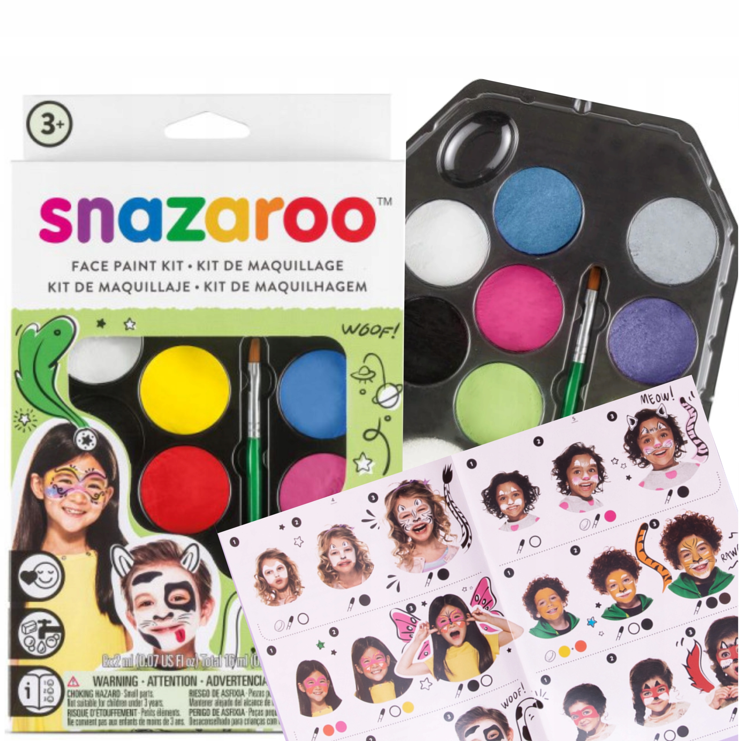 

Zestaw farb do malowania twarzy uniwersalny