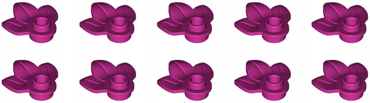 

Lego Roślina Liść Magenta 32607 6375929 10szt