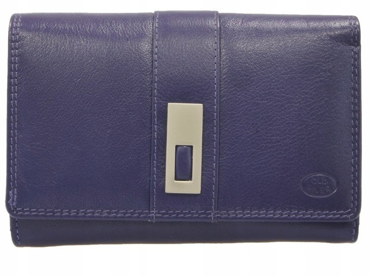 Funkční elegantní dámská peněženka Old River 6022-F Fialová