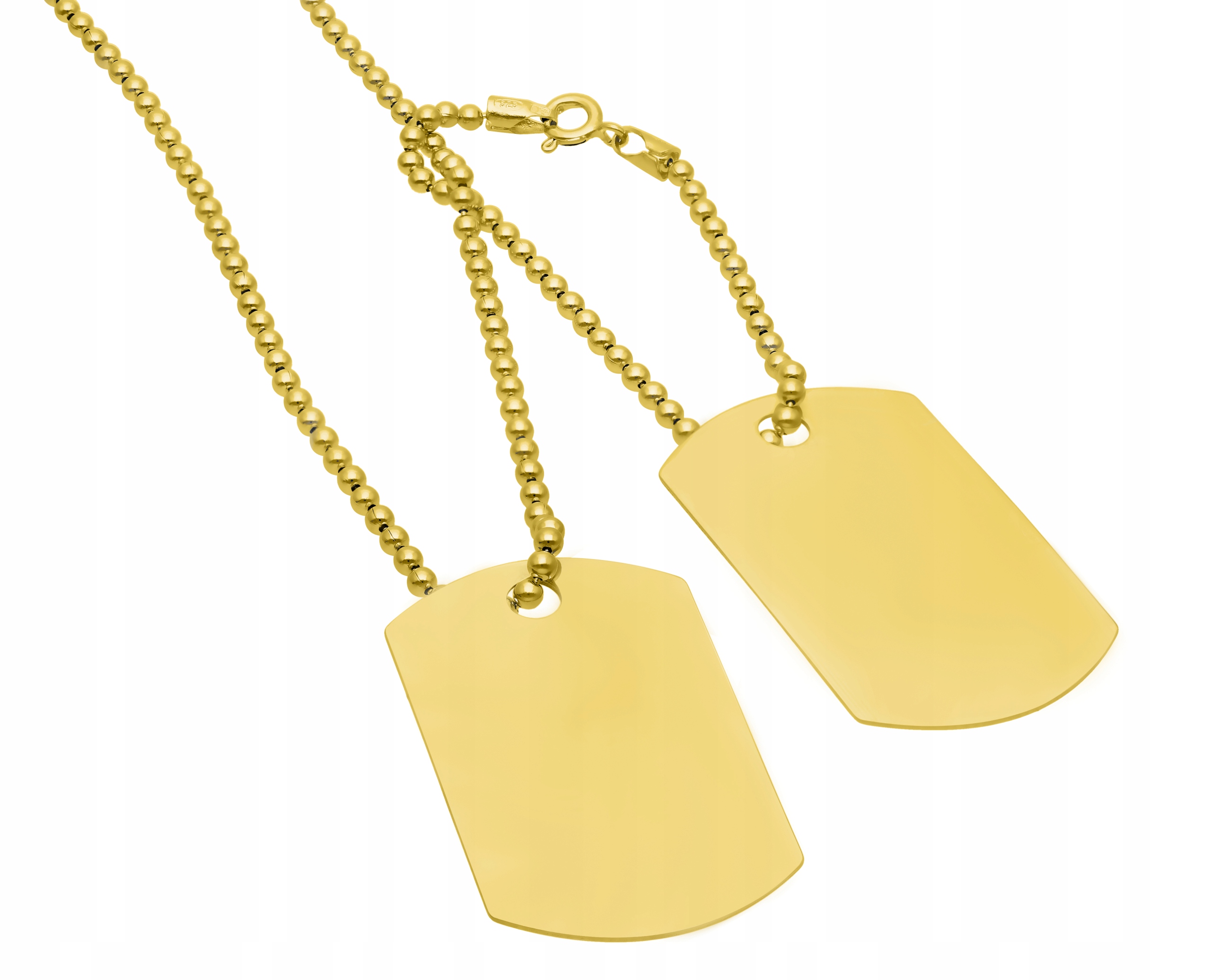 Vojenská Známka stříbrný Ag 925 pozlacený NSS01G