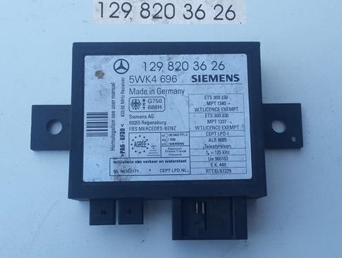 MODUL IMMOBILIZERA MERCEDES R129 W140 1298203626