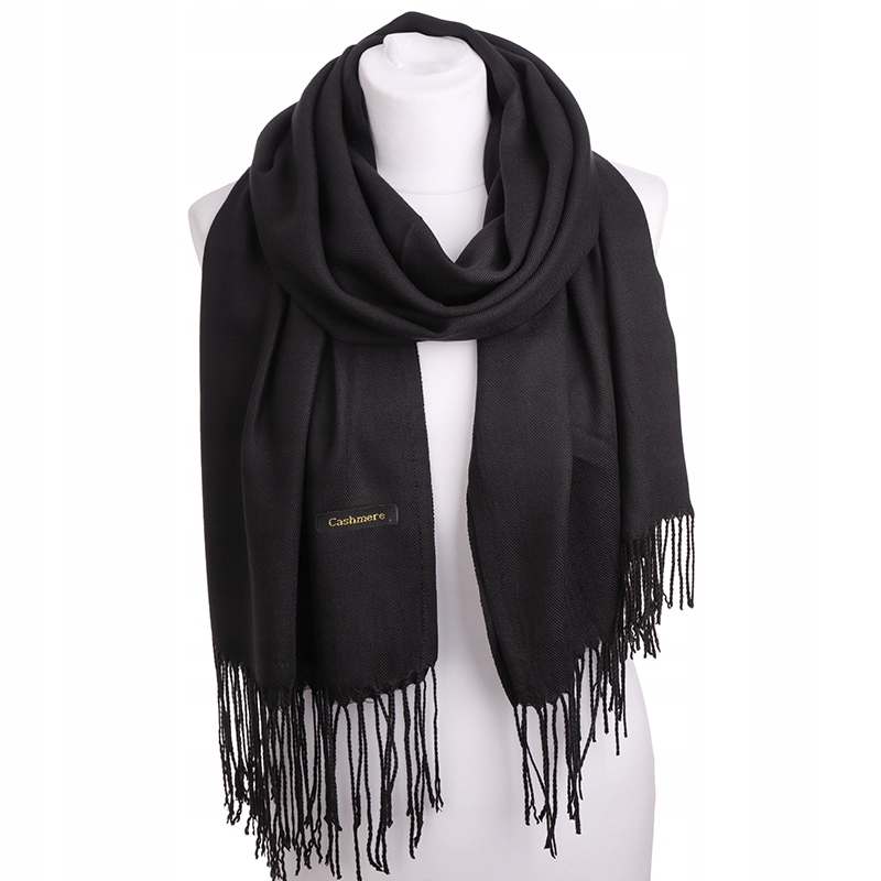 SZAL DAMSKI SZALIK PREMIUM Z FRĘDZLAMI