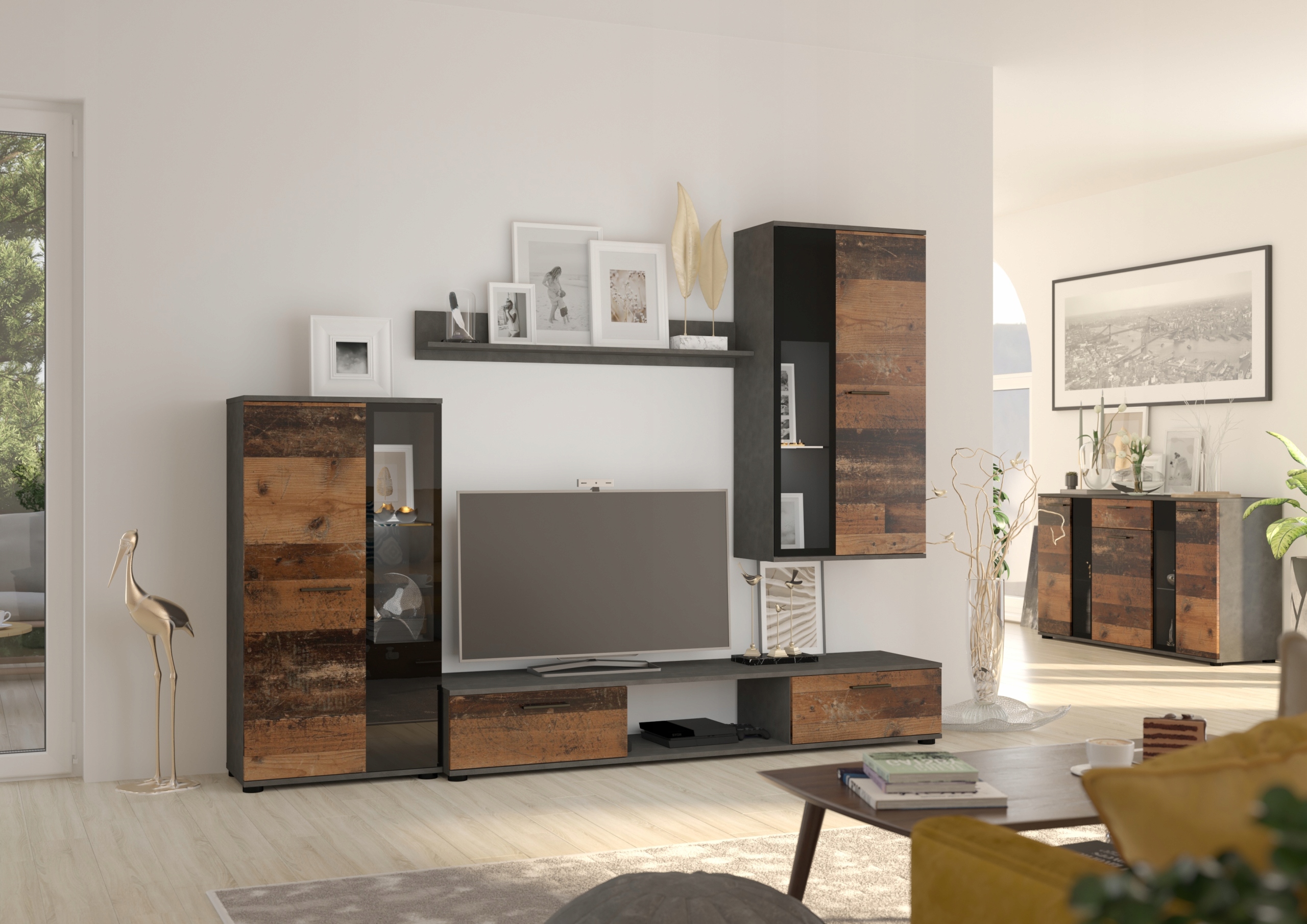 Meblościanka SALSA Old Style / Matera