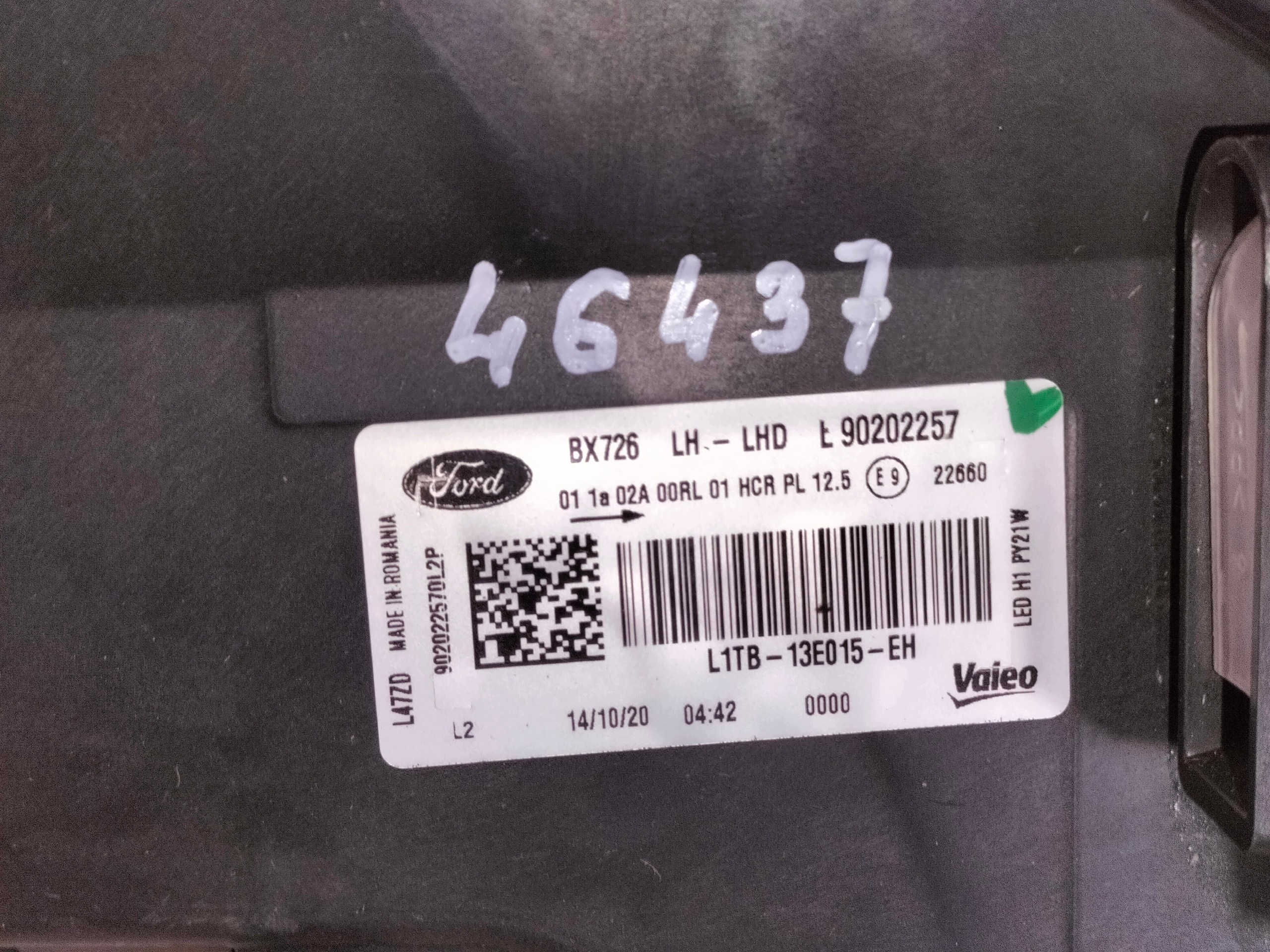 light front reflektor left FORD PUMA MK2 19