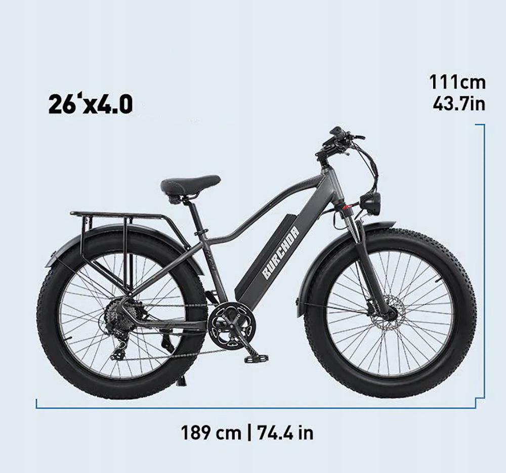 2023 Electric Bike 1000W 120KM Oil Brake Frame Size not specified
