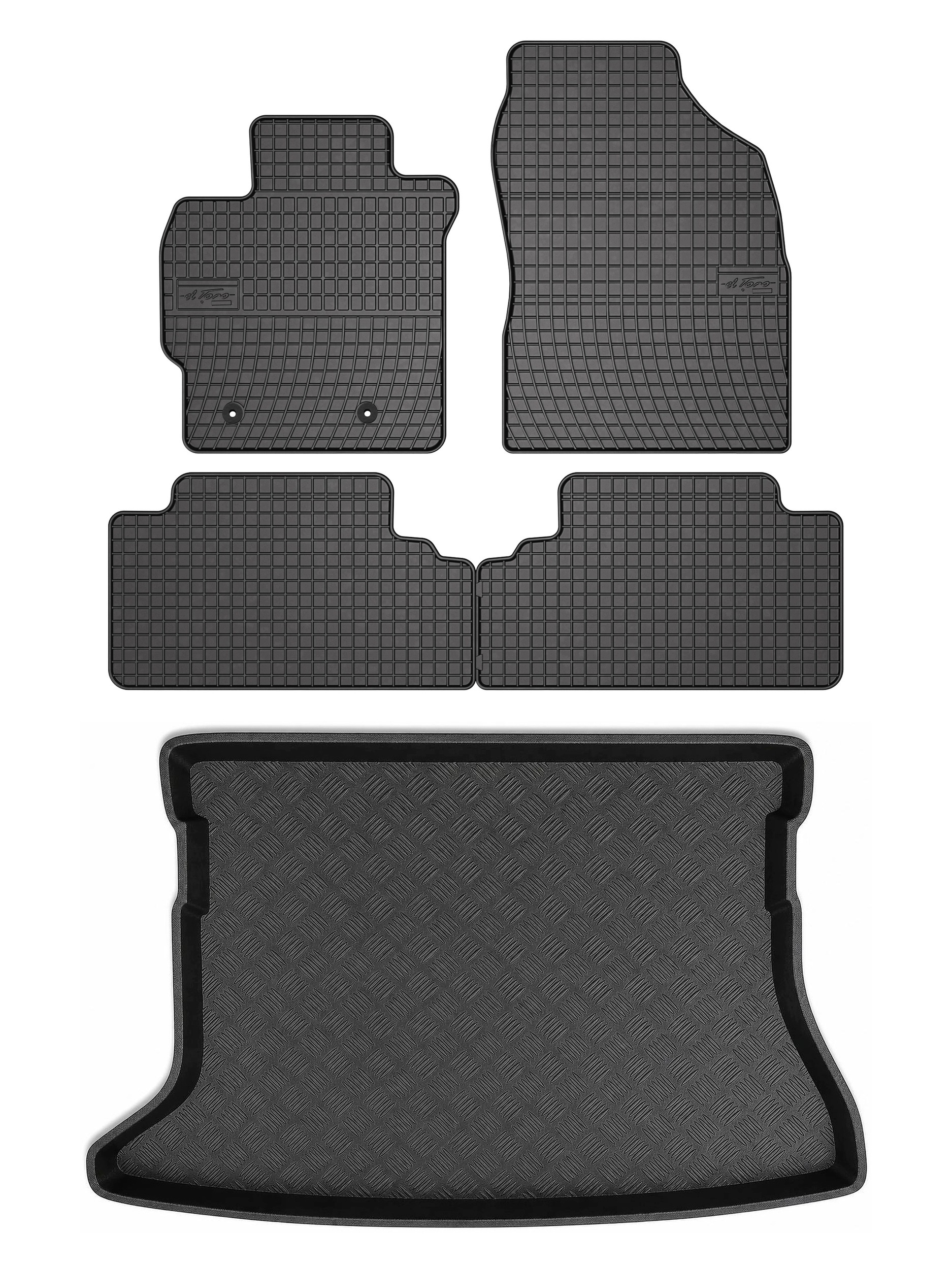 Gumové koberce SolidPRO rohož do kufru pro: Toyota Auris I 2006-2012