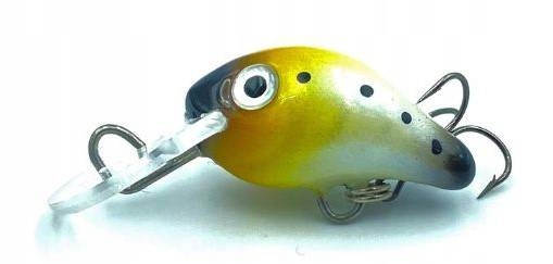 Wobler Gloog Loki 2,5cm, 1,3g -pływ- Larva Klenie