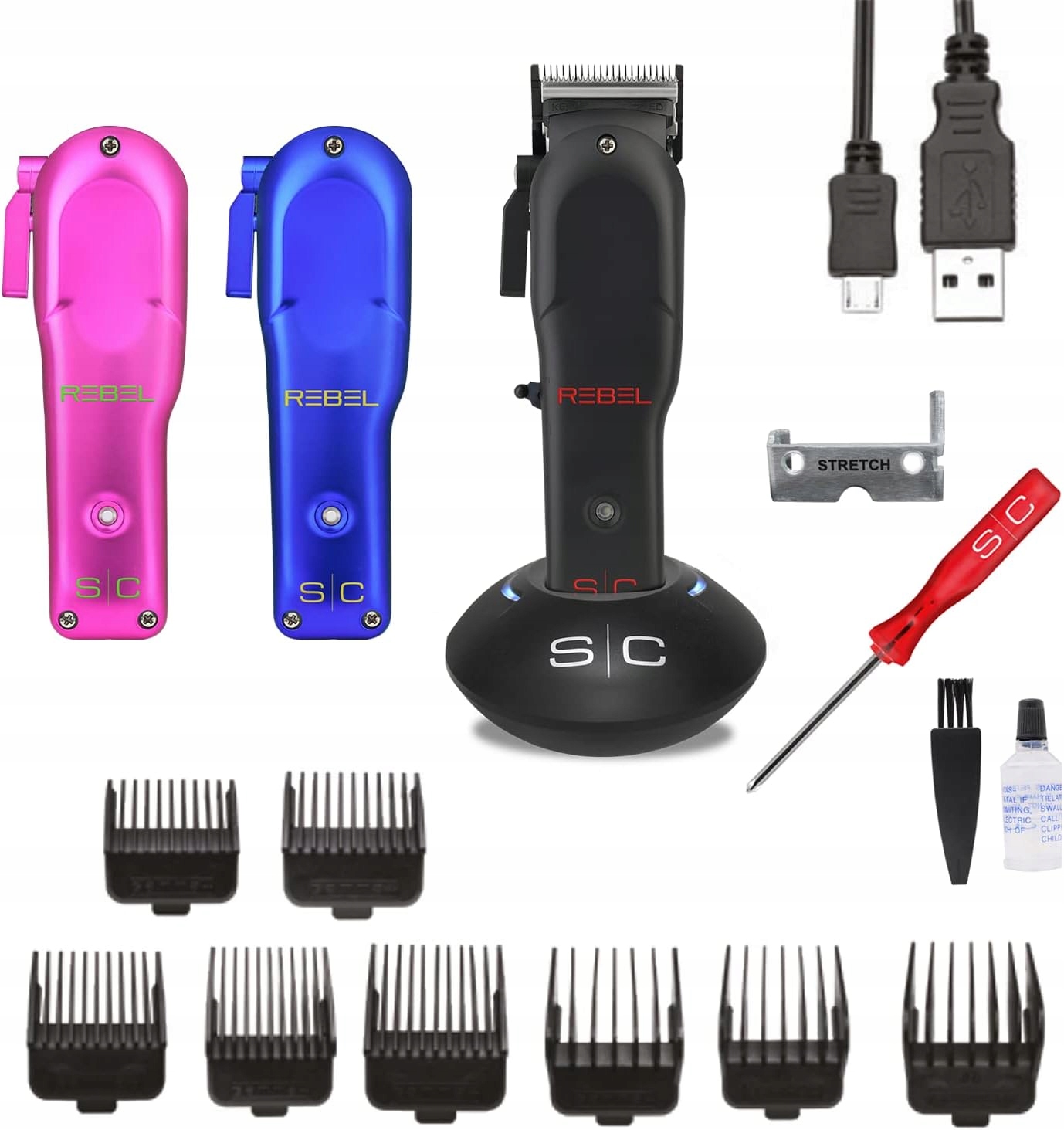 Maszynka Do Strzyżenia Włosów StyleCraft Rebel Wymienna Obudowa Barberska