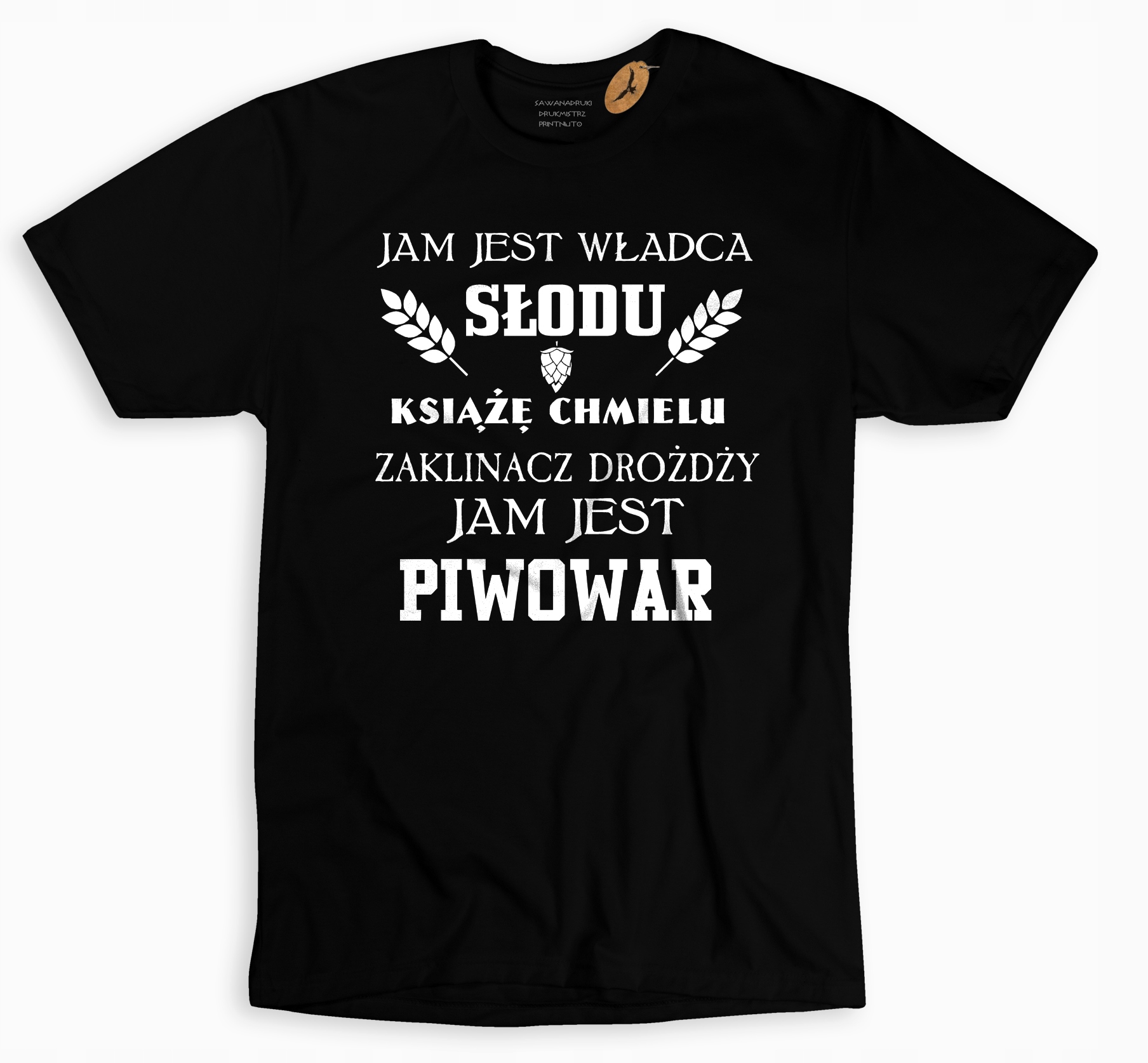 

Koszulka dla Piwowara. Piwo domowe. Jam jest...