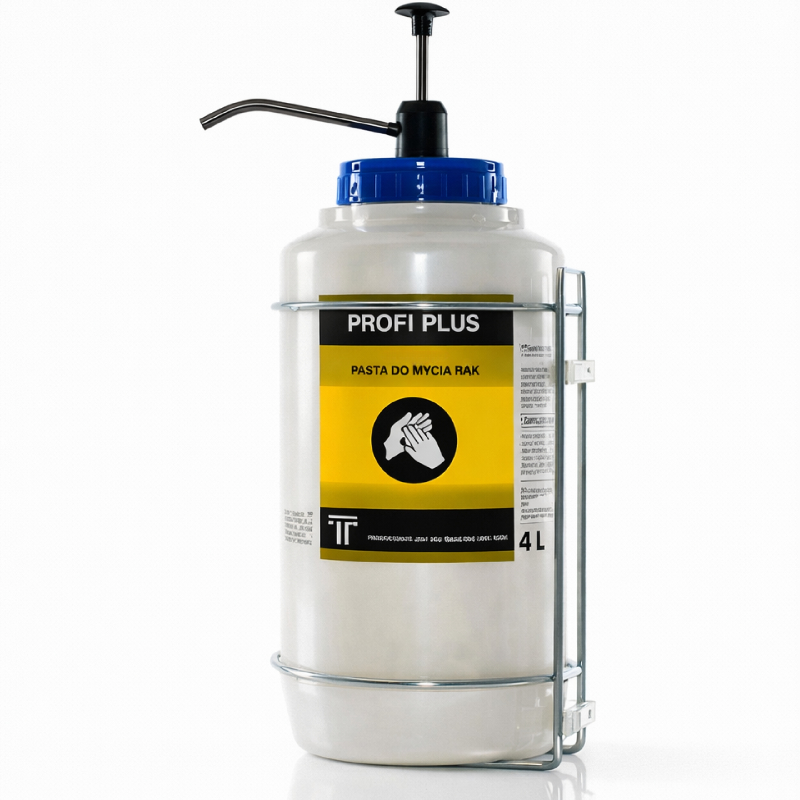 Čistiaca pasta na ruky Profi Plus 4L polotekutá s pumpičkou a vešiakom Bhp