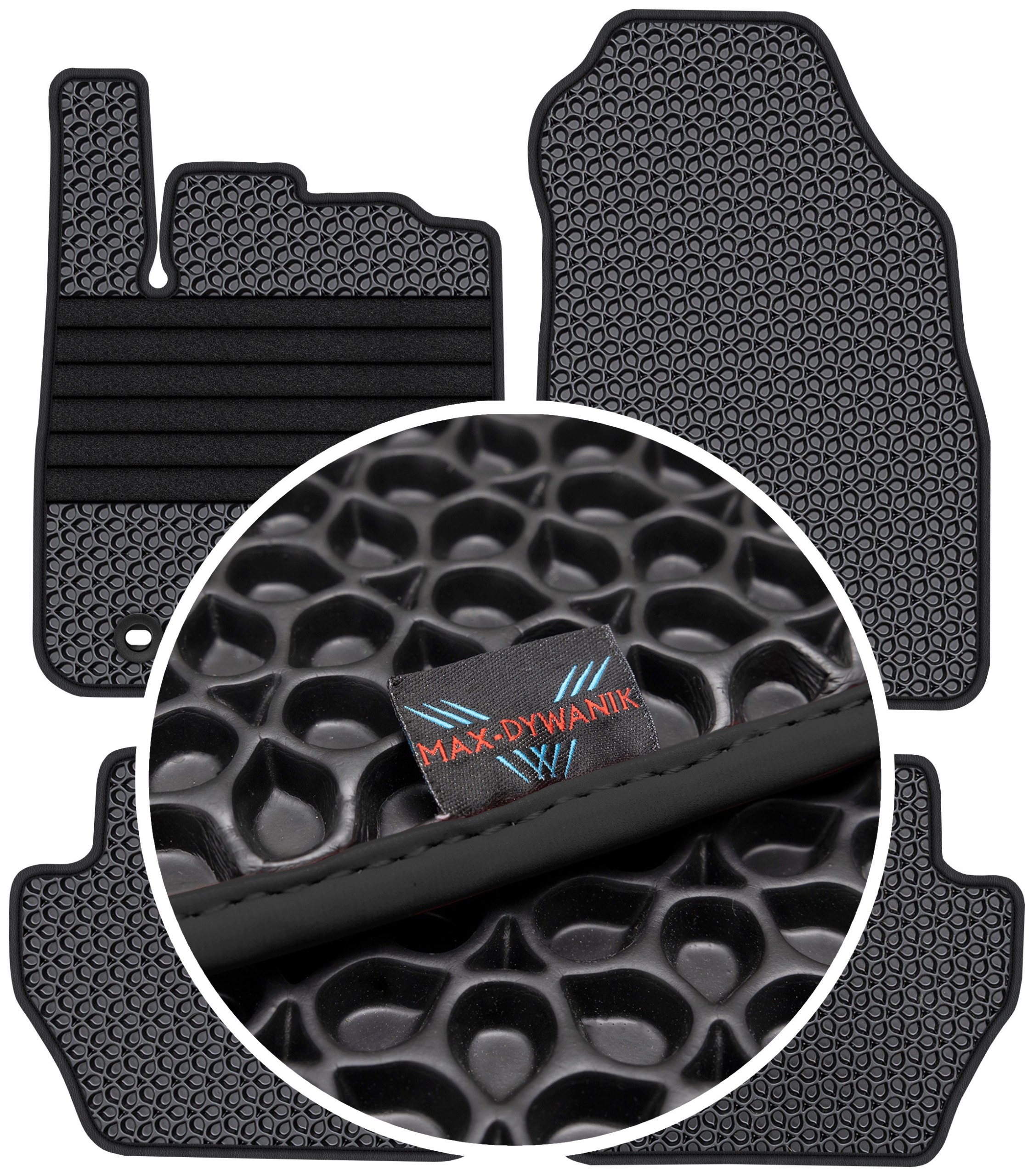 Ford Fiesta MK6 2008-2011 Stěrače do auta Eva Kapky Vody